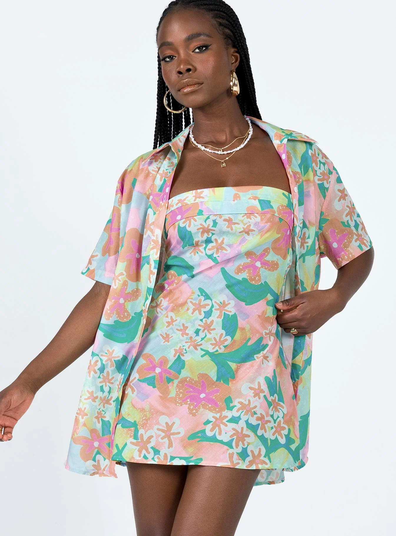 Raiya Set Floral Multi