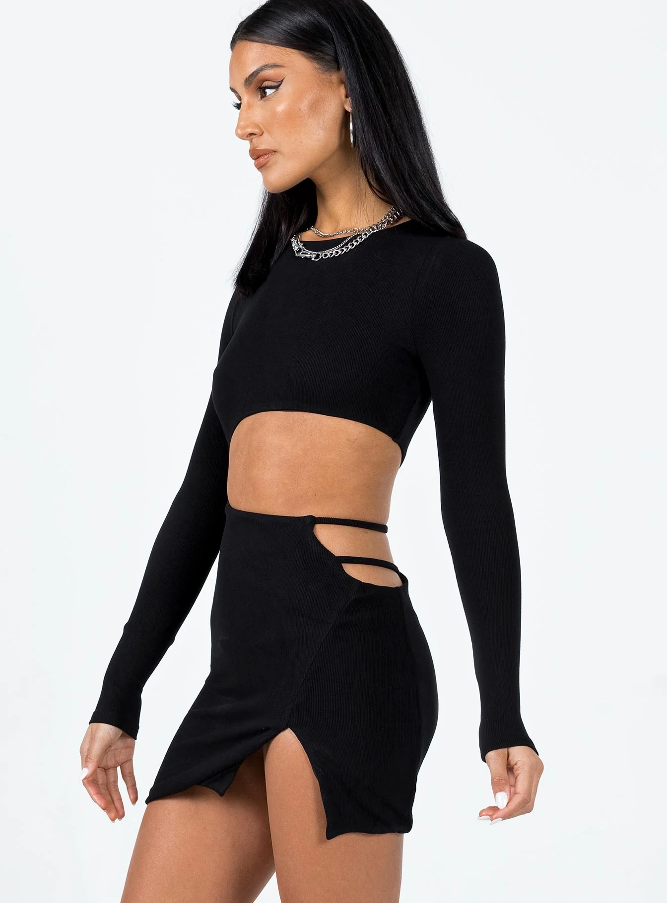 Thalia Mini Dress Black