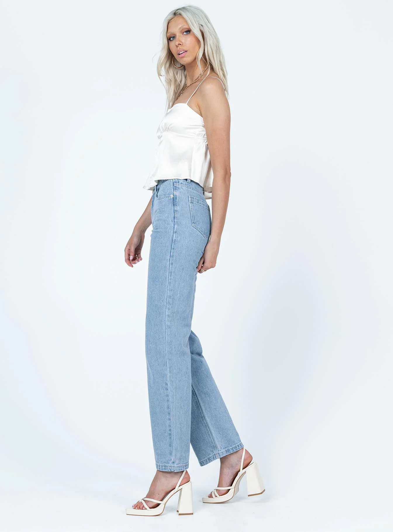 Maverick Mid Waist Jean Denim