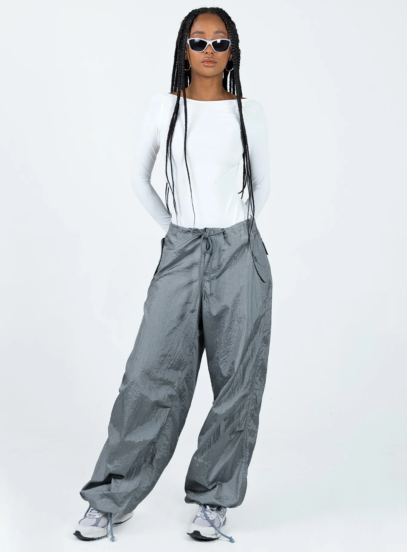 Motel Chute Trousers Grey