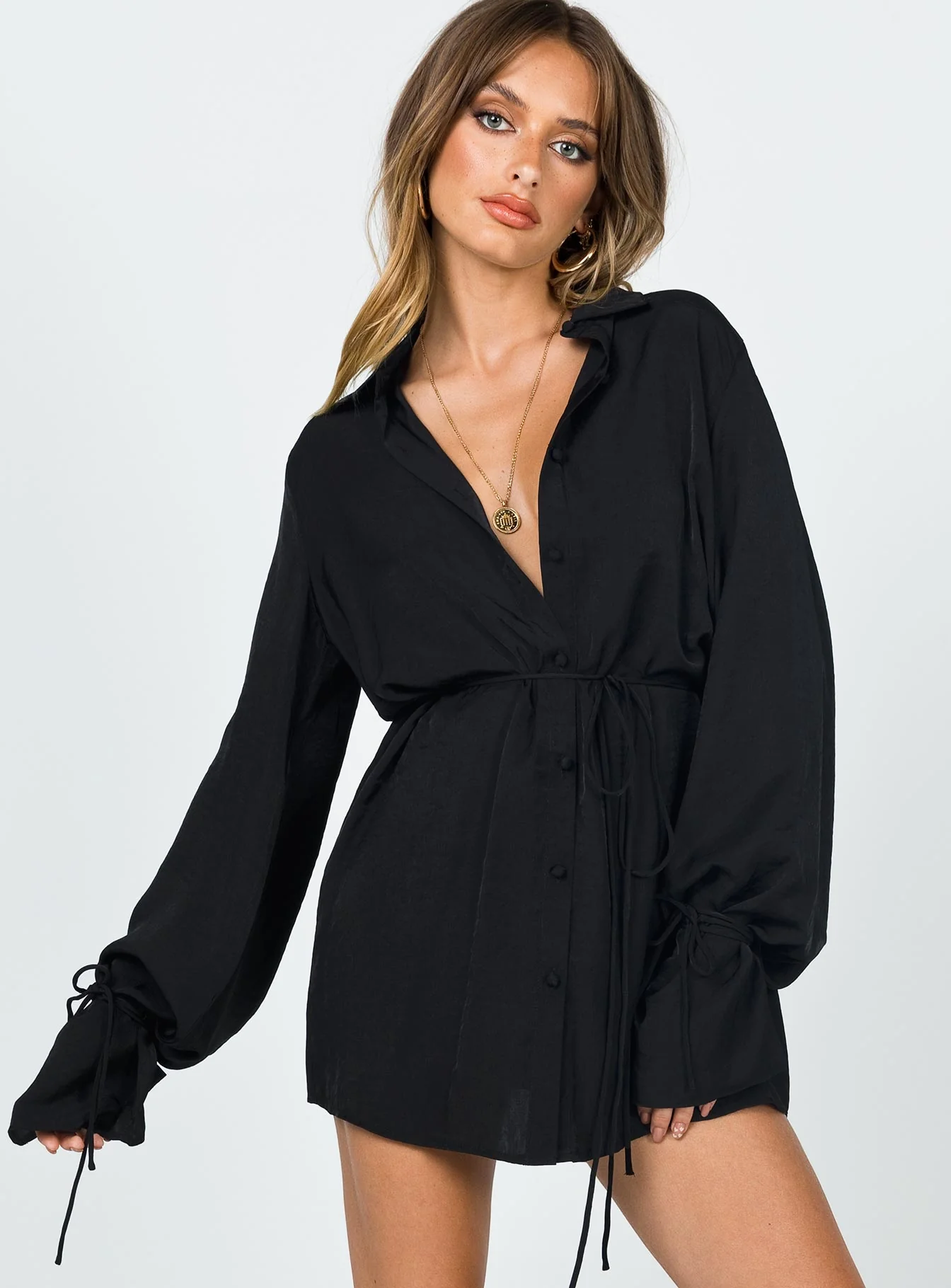 Forbidden Mini Dress Black