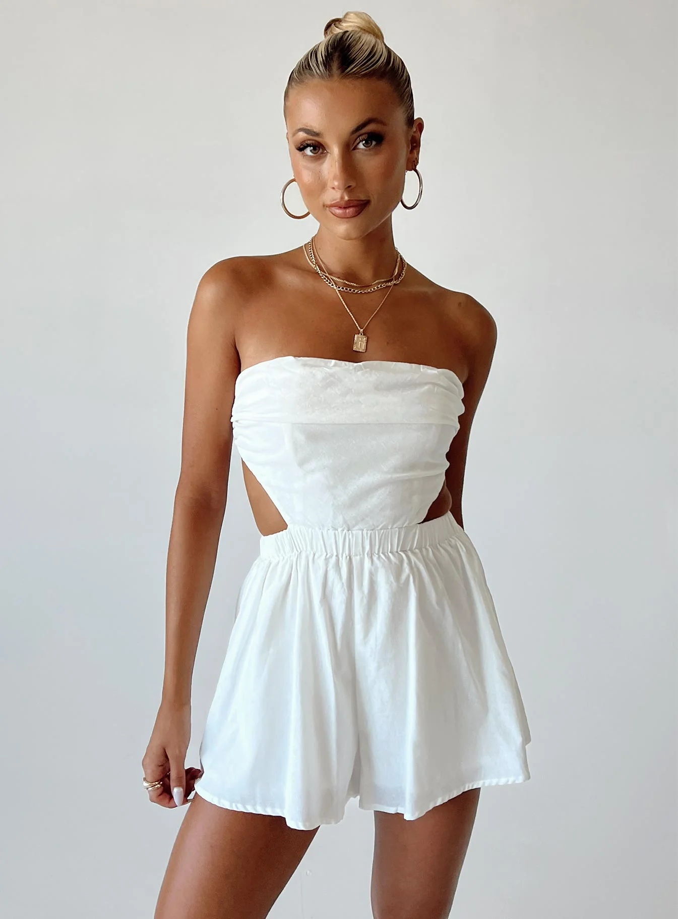Jessia Romper White