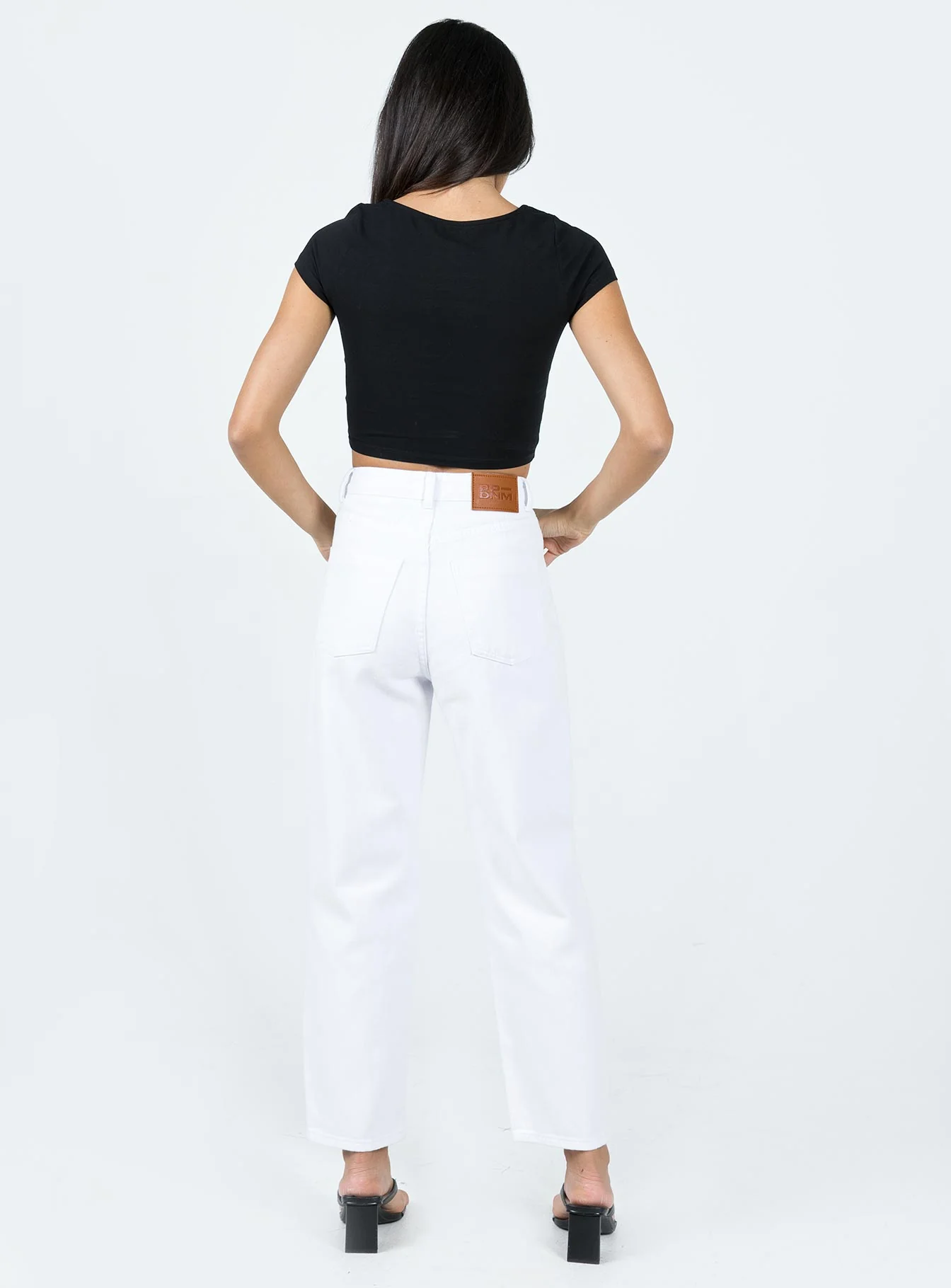Leta Straight Leg Denim Jeans White