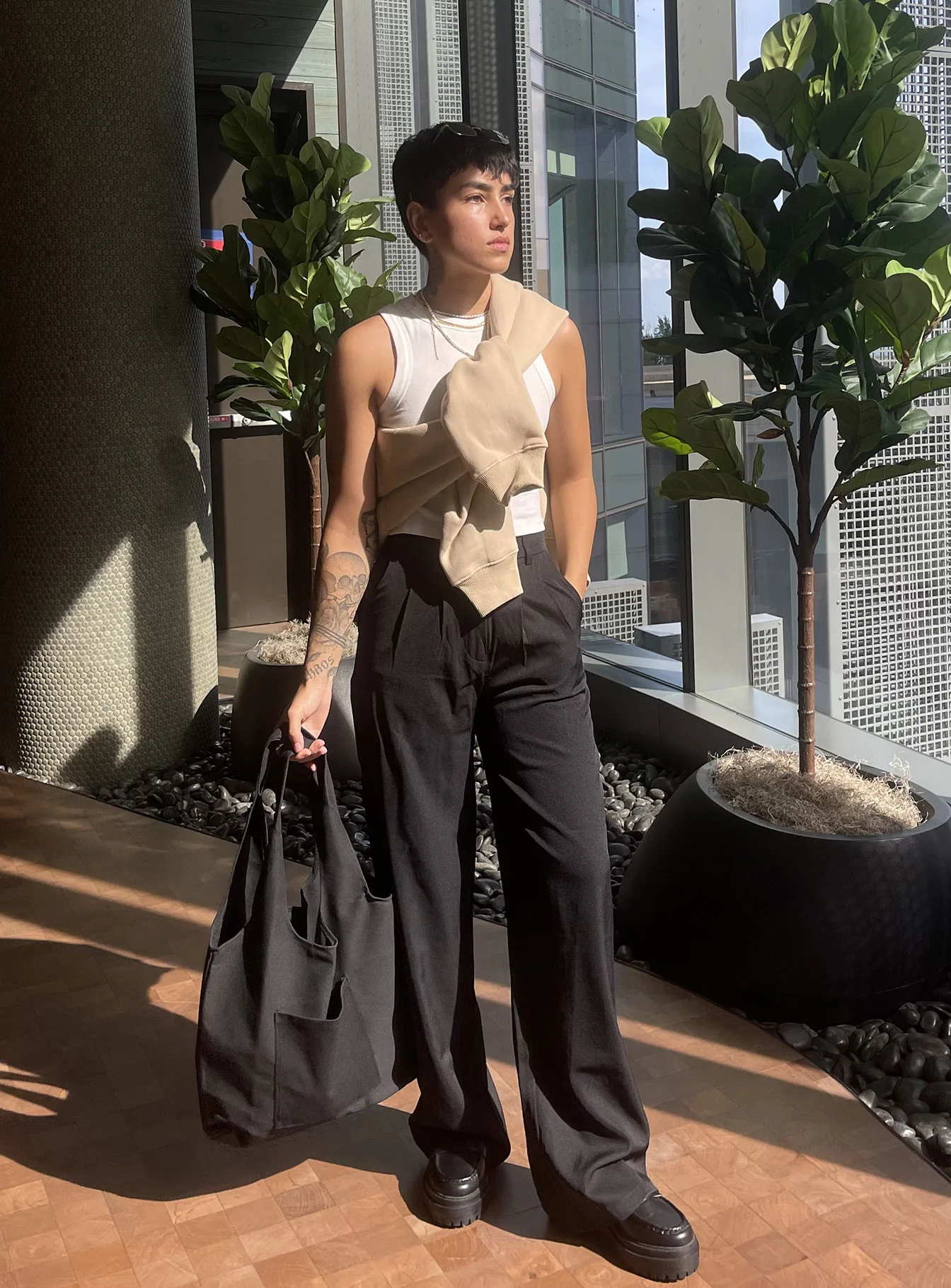 Archer Pants Black Eco