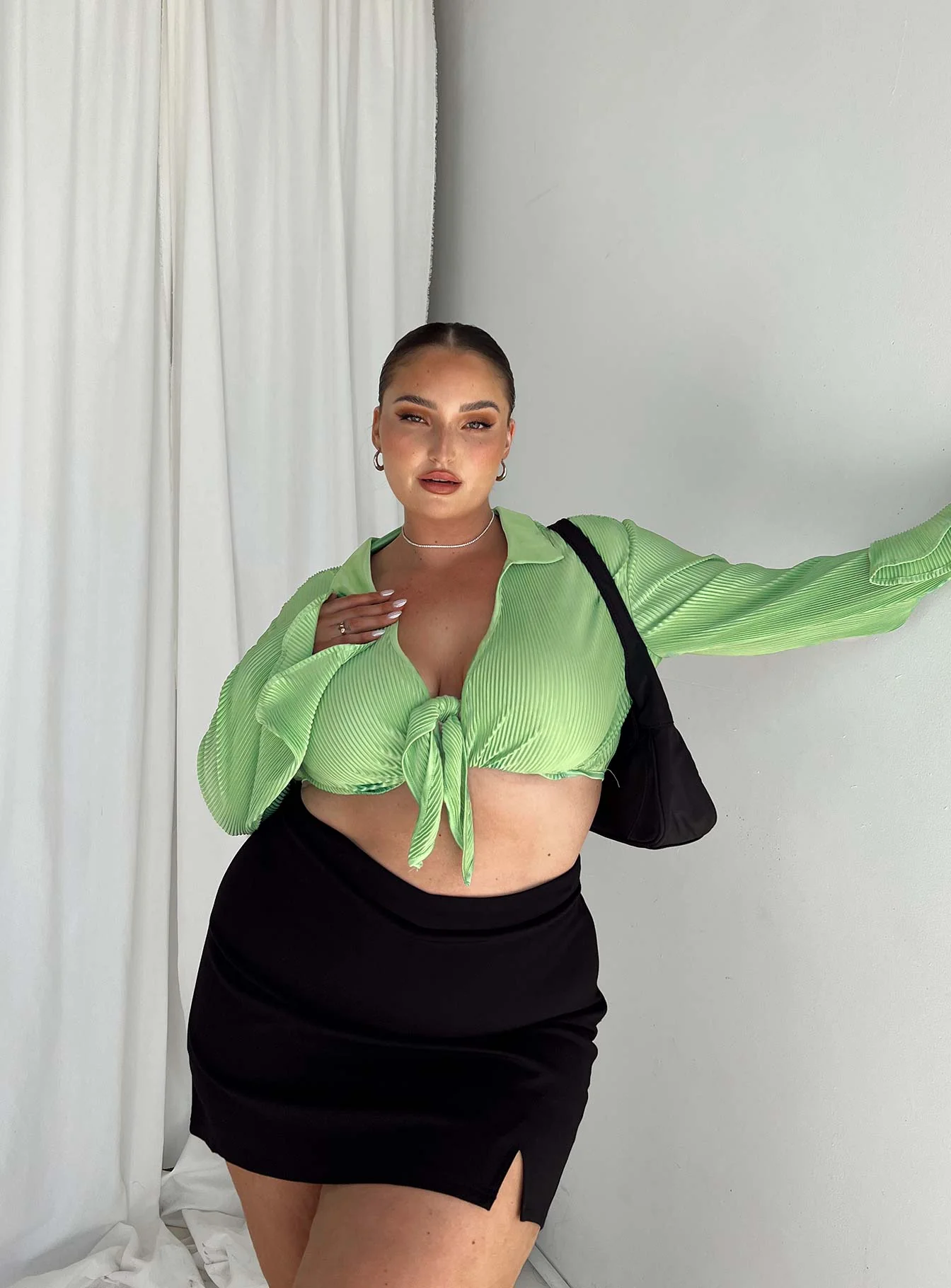 Venga Long Sleeve Top Green Curve